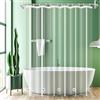UFRIDAY Tenda da doccia trasparente 182,9 x 190,5 cm, tenda da bagno per casa e hotel, extra lunga con 5 magneti nella parte inferiore