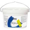 KREUL 17234 - Triton Acrylic Liquid Titanium White 2500 ml, colore acrilico per artisti di alta qualità con un carattere leggermente fluido, asciuga con una finitura opaca e profonda.