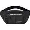 Luxvara Marsupio Uomo Donna Impermeabile Marsupio Sportivo Grande con 3 Tasche, Marsupio Trekking con Cintura Regolabile Marsupio Unisex per Sportivo Corsa Ciclismo Escursione Campeggio (Nero)