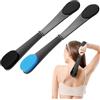 LOPHE Back Applicator, 2PCS Spazzola per la Schiena per Crema Abbronzante con Doppia Testa, Applicatore Crema Schiena da Abbronzante Corpo, Create Abbronzante Naturale（Nero+Blu）