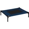 PawHut Letto Rialzato per Cani, Cuccia da Viaggio Animali Domestici fino 20kg, Campeggio, Impermeabile - 76x61x18cm