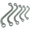 Generico CHIAVI CURVE A STELLA POLIGONALI DOPPIE A S 5pz 10X11, 12X13, 14X15, 16X17, 18X19 Cr-V