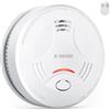 X-Sense Rilevatore di fumo connesso, allarme antincendio Wi-FI interconnesso, stazione base SBS50 richiesta, SD11-MR, confezione da 1