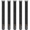 GripZz Cinturini Elastici con Chiusure a Strappo, 46 x 5cm (5 Pezzi), Organizzatore di Cavi e Attrezzi per Casa, Officina e Garage