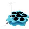 Siuwddee Fontana Acqua Cane Esterna Pressione a Pedale | Fontana Automatica A Pedale - Abbeveratoio con Tubo per Viaggio Campeggio Climi Caldi Giardino Giochi Clinica Veterinaria Gabbia