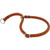 Ferplast Collare Semistrozzo SPORT REFLEX, Collare per Cani, Collare da Addestramento con Anelli Regolabili, in Cordino di Nylon Riflettente, Lunghezza 60 cm, spessore 8 mm, Arancio