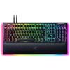 Razer BlackWidow V4 Pro (Switch Giallo) - Tastiera Gamer Meccanica (Interruttore Meccanico Silenzioso, Rotella, 8 Tasti Macro Dedicati, Poggiapolsi in Similpelle, RGB Chroma) Tastiera FR | Nero