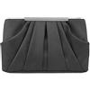 expouch Borsa da sera in raso plissettato da donna pochette blu navy con cinturino a catena staccabile borsa per cocktail di nozze
