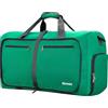 Gonex Borsa da viaggio pieghevole leggera 40/60/80/100/150L grande per viaggi, palestra, vacanze, notte, verde menta, (100L) EU