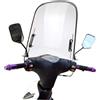 COJJ Spoiler universale per moto, per moto, veicoli elettrici, infrangibile, antivento, protezione dal freddo, 425 mm x 460 mm