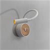ouglres Applique a LED con interruttore, lampada da parete moderna bianca con collo di cigno, lampada da lettura, per letto, camera, scala, sala da pranzo, bagno, soggiorno,