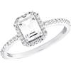 Amor Anello da donna in argento Sterling 925, con zirconi sintetici, argento, in confezione regalo, 2035584, Argento 925 rodiato, Zirconi sintetici.