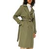 Orolay Trench Lungo da Donna con Cintura Trench Leggero Doppiopetto con Spolverino