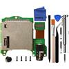 iParto Vassoio lettore di slot per schede con porta jack per cuffie di ricambio per kit di riparazione Nintendo Switch