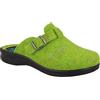 Fly Flot | Classic Woman, Pantofole Donna Ricamata, Ciabatta in Feltro Sintetico con Tomaia in Pet Riciclato e Fibbia Regolabile, Sottopiede in Panno, Grigio-Bordeaux, 42