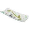 Sospiri Venezia Svuotatasca Piatto Soprammobile Decoro Floreale Vetro Murano Centrotavola Arredo Casa Idea Regalo Realizzato a Mano Made Italy (cm 30 X13 Rettangolare)