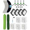 Yivy Ricambi per iRobot Roomba Combo j7+/ Combo j9+/ Combo 10 Max: 2 Spazzola Principale, 4 Spazzole Laterali, 4 Filtri HEPA, 5 Sacchetti, 4 Panni (Combo J7/J9/10 Max -21 Pcs)