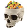 GreenYeah Vaso di Fiori a Forma di Teschio, Moderno Contenitore in Resina, Halloween Party Decorazione