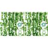 Noa Home Deco Edera Finta Pianta Artificiale 12 Pezzi, da Esterno per Festa di Matrimonio e la Decorazione della Parete (2.2M, 12 clips per piante, Fascetta da 30M con Cutter) (Confezione da 2)