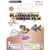 DIAM'S Plastica Magica 7 fogli termorestringenti formato A4 - Glitter