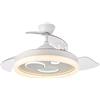 Zarivy Ventilatore DC 72 W 6120 lm bianco 110d 3pale Desp.3000-4000-6000 K Remoto+ Timer + Memoria
