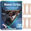 KZY Cerotti Nasali, 100Pezzi Nasal Strips, Cerotti Nasali Respira Bene, Idurre i Sintomi di Russamento e Bruxismo, Migliorare il Sonno, Respirare bene, Adatto per Uomini e Donne