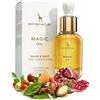 MOTHER NATURE COSMETICS ORGANICO MAGIC OIL Protezione e Riparazione - Olio Capelli Vegano & Elisir di Cura per la Pelle con Olio di Argan, Jojoba & Moringa | Idratazione Intensa | Non Grasso | Tutti i Tipi di Capelli
