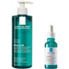 La Roche-Posay Effaclar Duo: Gel Purificante Micro-Peeling 400 ml + Siero Peeling 30 ml | Trattamento Completo per Pelli Grasse e a Tendenza Acneica