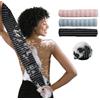 VOSSOT 3 Pcs Asciugamano Esfoliante, Spugna Esfoliante Africana a Rete Spugna Doccia Esfoliante Guanto Scrub Corpo Esfoliante per il Corpo Spugna Naturale Doccia Peeling Corpo Guanto Esfoliante Corpo