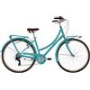 ALPINA City bike VELVET Alpina da donna, cambio a 7 velocità, 28 e telaio in alluminio 46 cm Azzurro