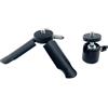 Obotsnoi Supporto compatto per treppiedi con fori per viti da 1/4 per smartphone/fotocamere, impugnatura per vlogging e viaggi (30 g) morsetto in gomma antigraffio per smartphone