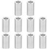 PATIKIL M3 Distanziali in Alluminio, 10pz Distanziali Metallici in Alluminio 3,1mm ID x 5mm OD x 12mm L Distanziatori per Rondelle a Vite Separata Rotondi Distanziali per Viti M3