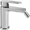 MAMMOLITI Marco Mammoliti | Miscelatore Rubinetto Bidet Monocomando Cletia Cromo in Ottone con Asta Saltarello e Piletta in Metallo, Rubinetto Tondo, 15,8x14,7x4,9cm