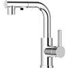 SEMANEY Rubinetto da cucina, SEMANEY miscelatore da cucina ad alta pressione estraibile, rubinetto monocomando da cucina con due tipi di getto e soffione, rubinetto miscelatore a forma di L per cucina