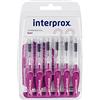 Interprox - Spazzole interdentali lilla, maxi, 6 pezzi, 3 confezioni da 6 pezzi