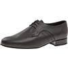 Diamant Uomini Scarpe da Ballo 090-076-028 - Pelle Nappa Nero - 2 cm Standard - per Collo del Piede Alto - Misura: UK 9