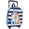 mybagstory - Zaino per bambini - Trolley - Bluey - 3D - Blu - Bambino - scuole