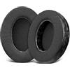SOULWIT Tessuto a Rete Cuscinetti Auricolari Ricambio per HyperX Cloud 2/3/1/Flight/Stinger/Stinger2/Core/Pro, CloudX Stinger/Flight Series Cuffie