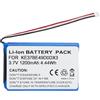 CHUNCAIL CHUNGAIL KE37BE49D0DX3 361-00035-00 361-00035-03 - Batteria per GPS Garmin Edge 800 810 Nuvi 1205 1250 1260 2300 2360 2370 2405 247 555. 55 95 2545 2555 2595 2597 celle (1200 mAh, 3,7 V, agli ioni di