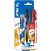 PILOT Rollerball Frixion Ball, 0, 7 mm cancellabile + Ricarica Blu