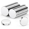 Wukong Magneti al Neodimio Wukong 10x2mm | Confezione da 20, Mini Magneti Estremamente Potenti Rotondi Piccoli Magneti Per Lavagna Magnetica per Lavagna Magnetica, Frigorifero, Artigianato, Ufficio, Cucina