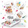 Notta&Belle FEEL LOVE EVERY MINUTE «BOOM!» Biglietto di Auguri Congratulazioni - 3 Cubi Pop-Up, Esplosione di Coriandoli, Idea Regalo Divertente per Ogni Occasione, Scherzo Festa per Lui o Lei