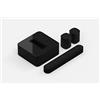 Sonos Beam WLAN Soundbar Speaker | Home Theater (5.1 | Beam + Sub + 2 X One SL, nero)