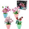 Joy Toy Joytoy- Steelblossoms Fiori Puzzle in Metallo, Colore Variato, 18217