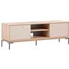 Schildmeyer Looks by Wolfgang Joop 701823 - Tavola bassa, in legno di quercia, 154,6 x 45 x 53,7 cm, colore: beige crema