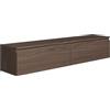 Selsey Bemmi - Tavola sospesa 28,4 x 150 x 31,8 cm, minimalista TV Lowboard, noce Wisconsin, truciolato di alta qualità con bordi in ABS, due scomparti a battente, rivestito in melamina, ideale per il