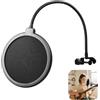 Larebidtex Filtro Antipop per Microfono, Doppio Strato di Schermo, Braccio Flessibile a Collo d'Oca, Compatibile con Blue Yeti, Nano, Snowball Ice, QuadCast S, SoloCast - Nero