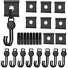 Ysimple 8 Pezzi Ganci per Tenda da Sole per Veicoli Ricreazionali, Ganci per Tendalino Camper con Gancio a S 5/6 mm e 7/8 mm, Accessori per Tenda, per Tenda da Sole, Camper, Tenda, Roulotte, Campeggio