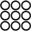 Briny River Tappo di scarico dell'olio O-Ring 11105 compatibile con Harley-Davidson, 9,5 x 14 x 2,25 mm, 150 pezzi, nero
