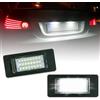DUOMAICN 2 Pezzi di Luce Targa a LED Canbus Numero Lampada Compatibile con BMW E92 E93 F30 F31 F45 E39 E60 F11 E70 X5 E84 X1 E82 F22 E90 E91 E61 F10